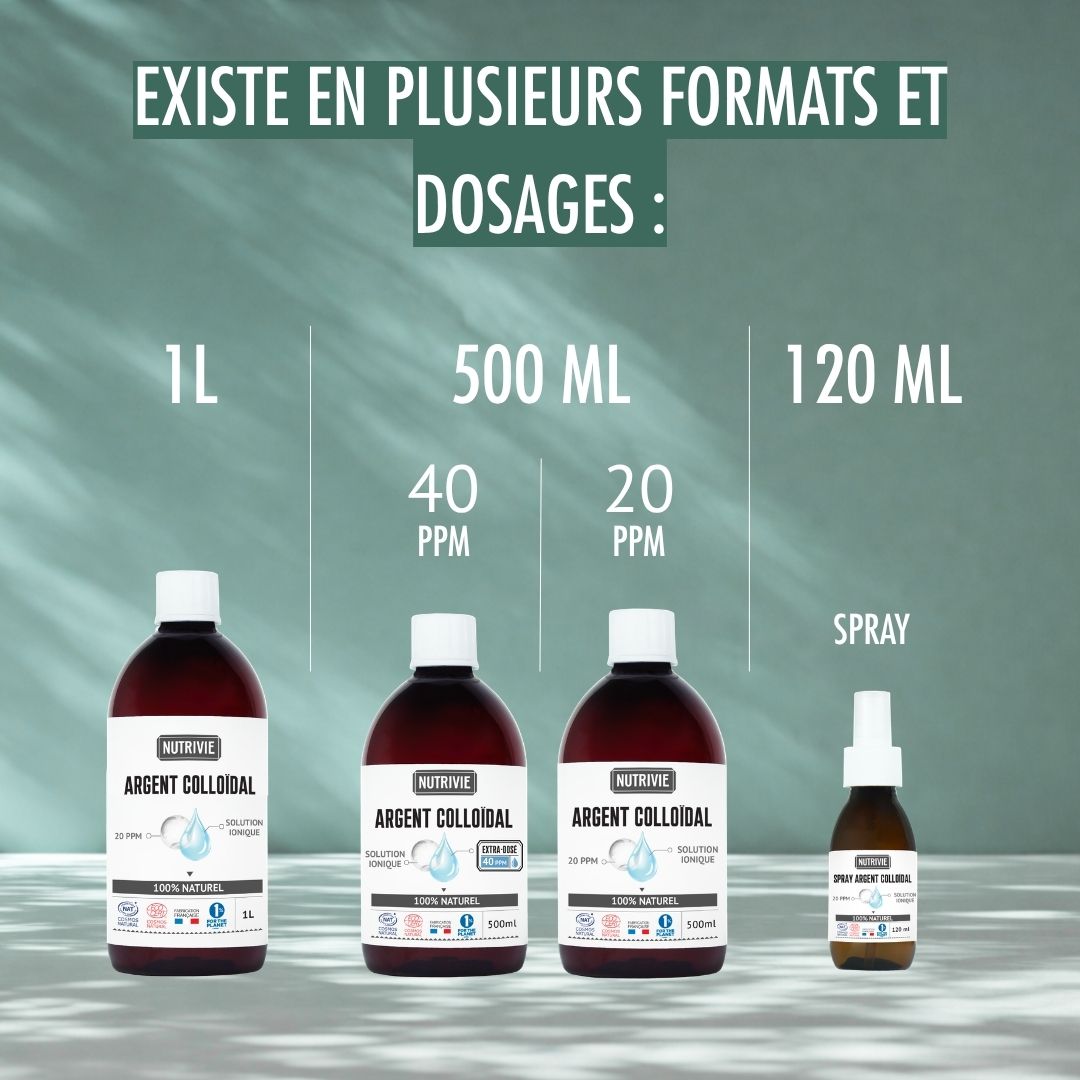Argent Colloïdal 40 PPM