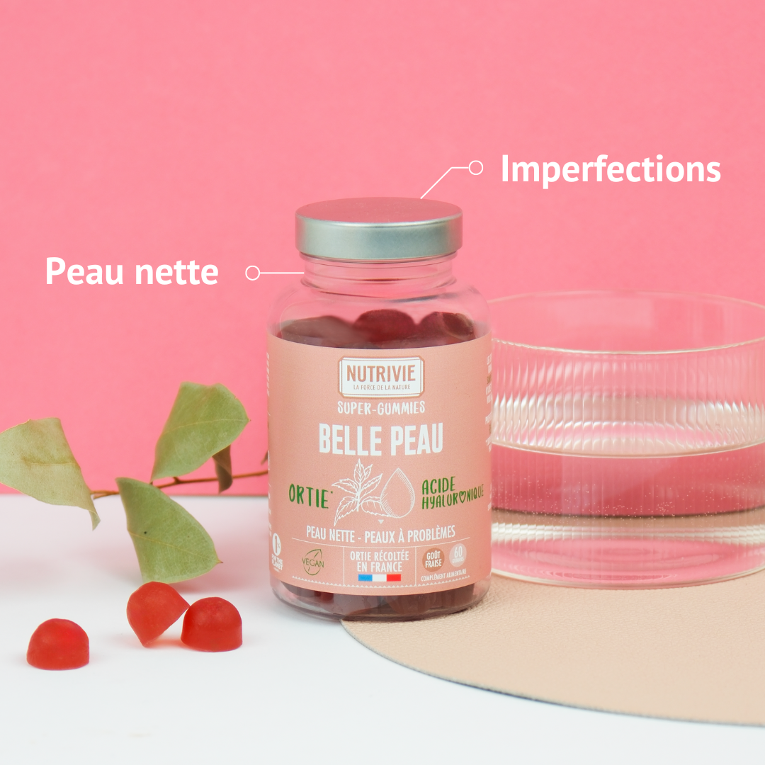 Bienfaits des Gummies belle peau Nutrivie