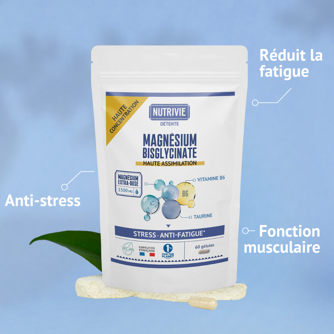 Magnésium bisglycinate 1500 mg - 60 gélules