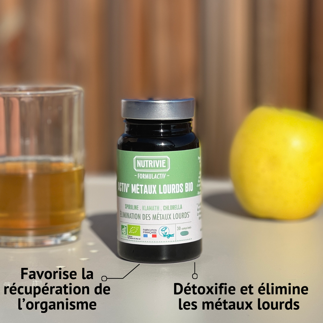 Bienfaits de l'Activ'Métaux Lourds Bio Nutrivie