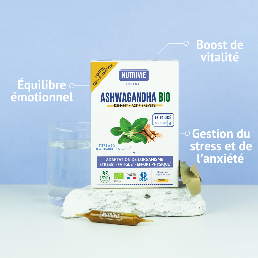 Bienfaits de l'Ashwagandha Bio Nutrivie