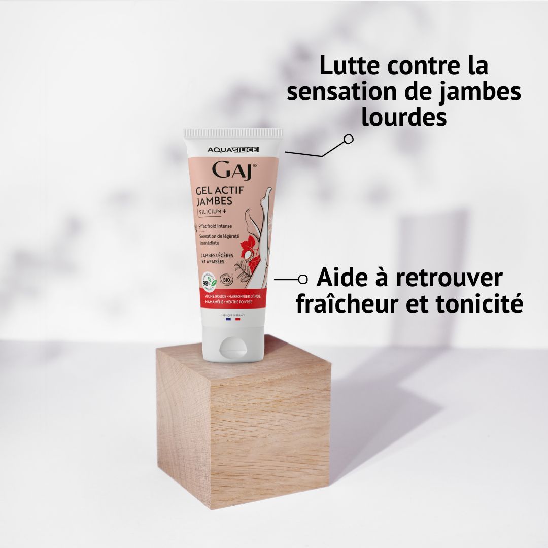 Gel Actif Jambes Bio - Aquasilice