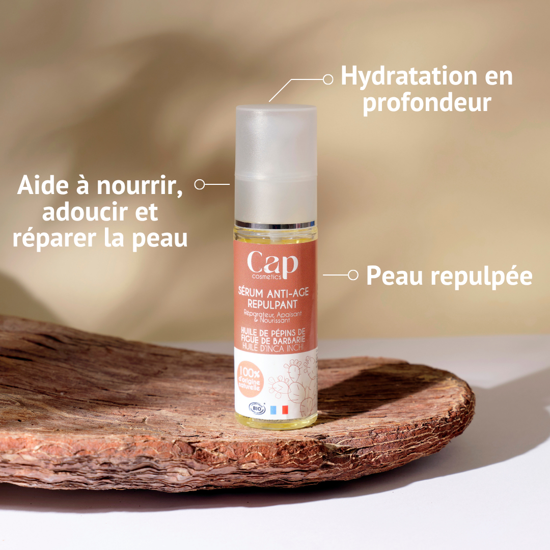 Bienfaits du Sérum Anti-âge repulpant Bio Cap Cosmetics