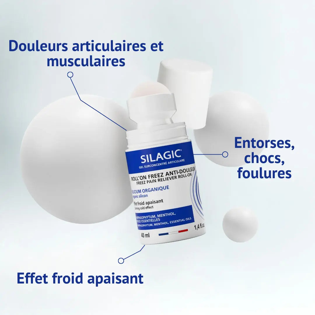 Roll-on Freeze Silicium Organique - Silagic