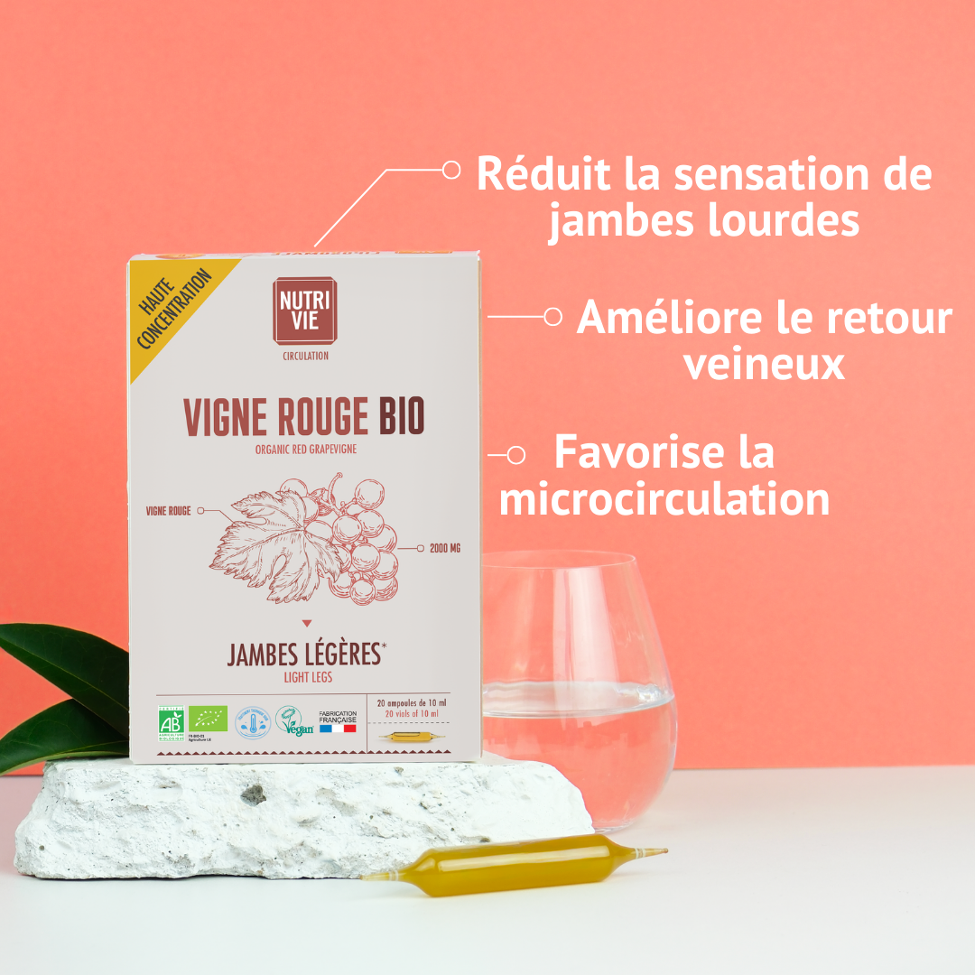 Bienfaits de la vigne rouge Nutrivie 