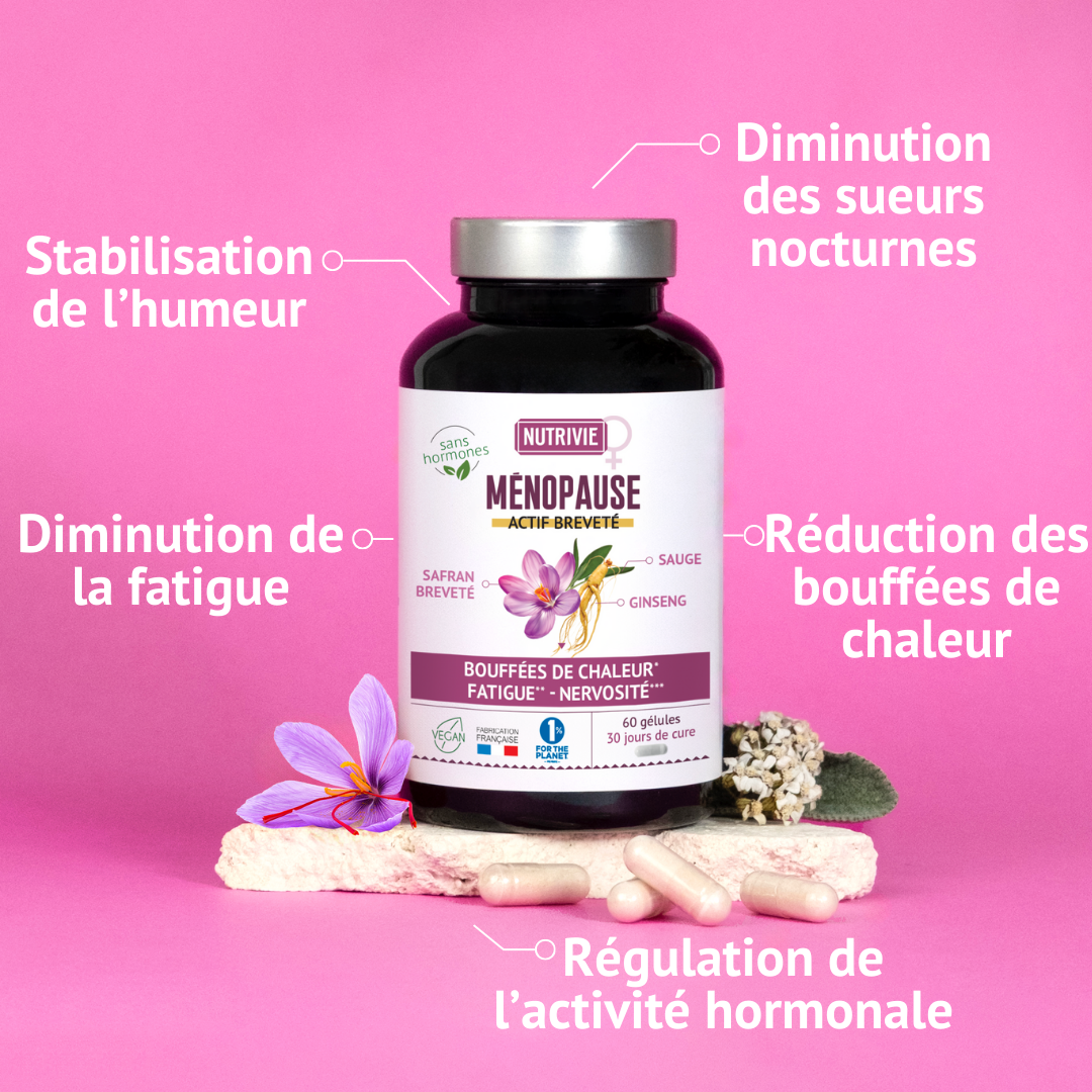Bienfaits des gélules ménopause Nutrivie