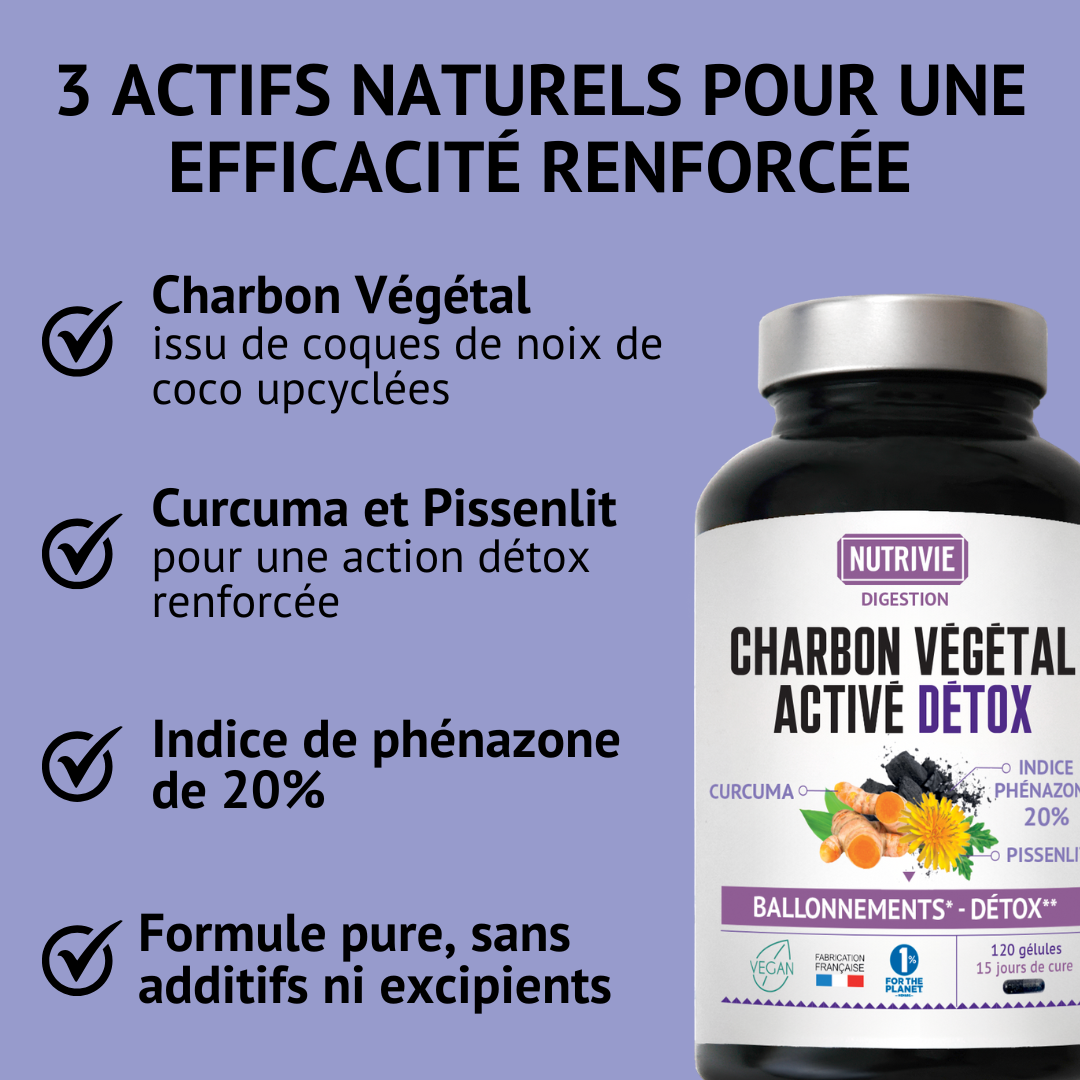 Charbon Végétal Activé Détox