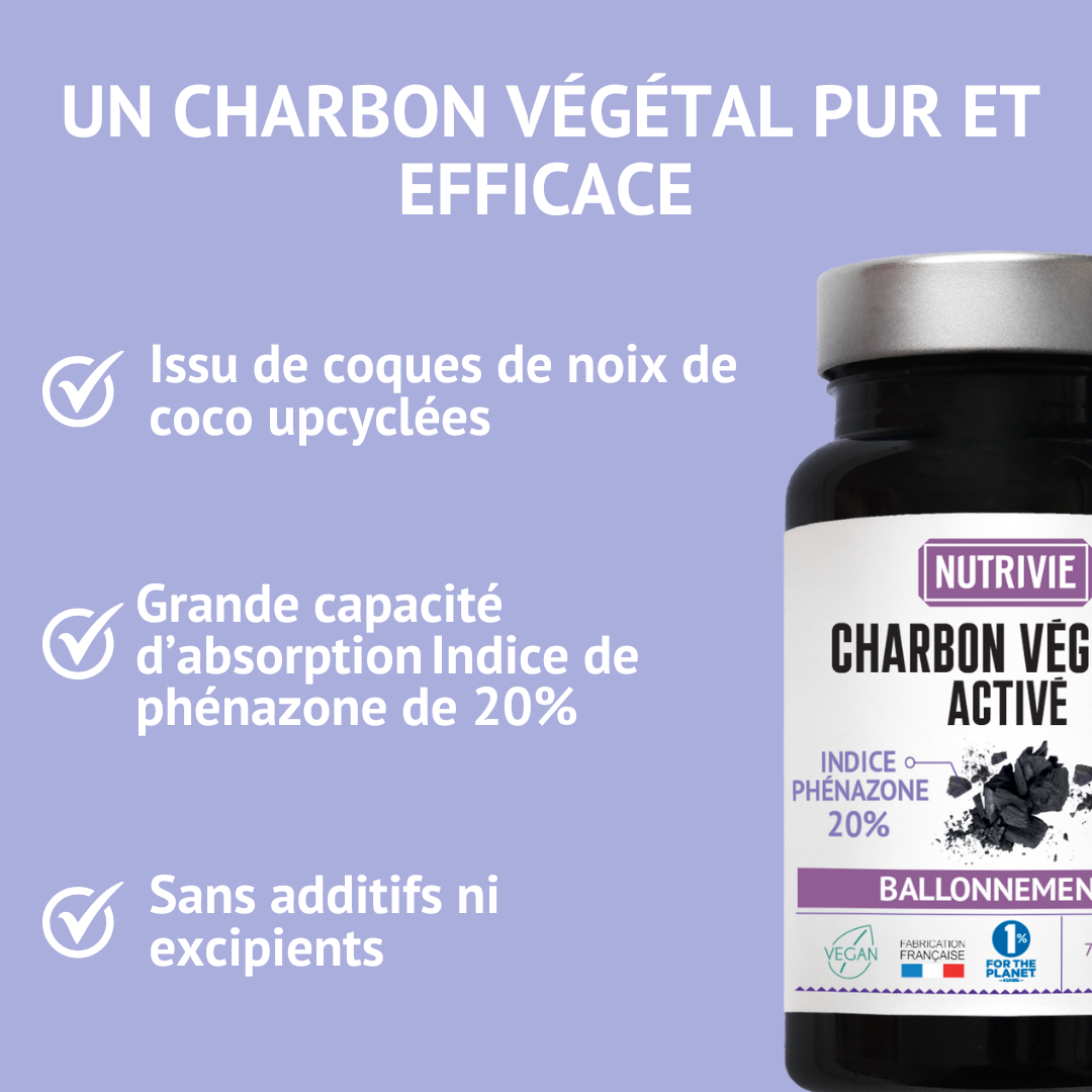 Charbon Végétal Activé (60 gélules)