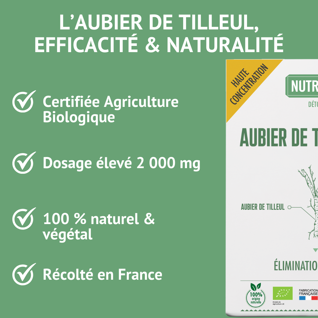 Engagements des Ampoules aubier de tilleul Nutrivie 