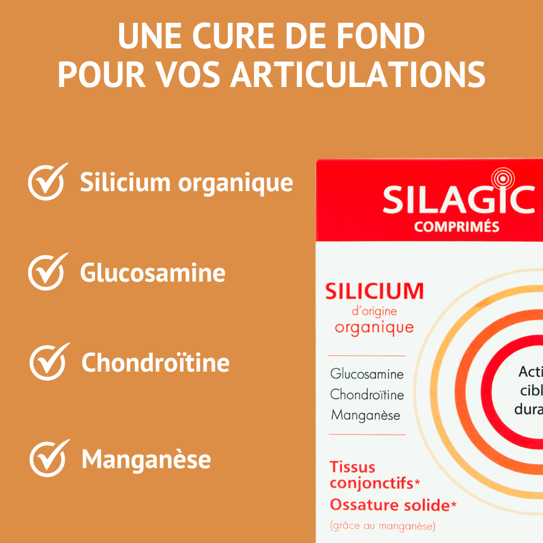 Comprimés Silicium Gluco Chondro - Silagic