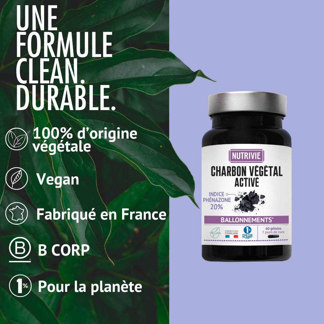 Charbon Végétal Activé (60 gélules)