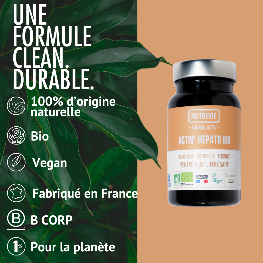 Formule de l'Activ'Hepato Nutrivie