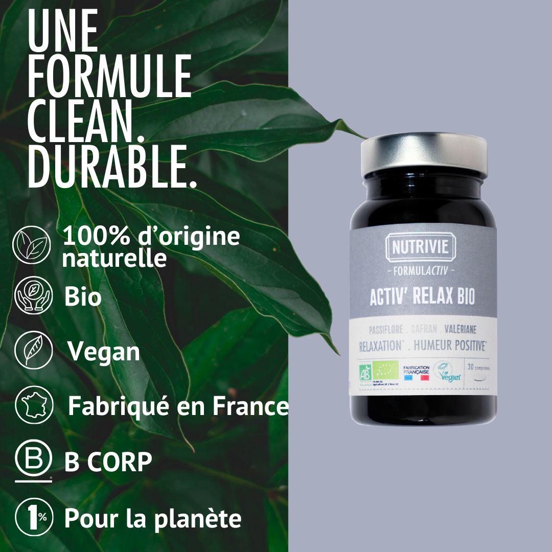 Formule de l'Activ'Relax Nutrivie