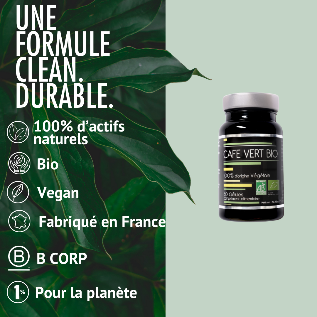 Formule du Café vert bio Nutrivie 