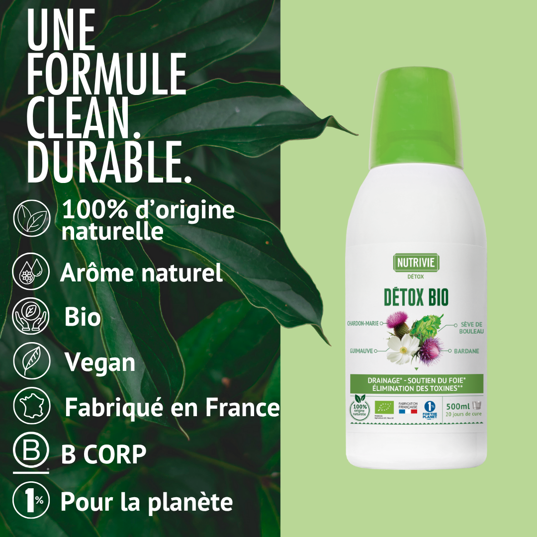 Formule du Détox Bio Nutrivie 