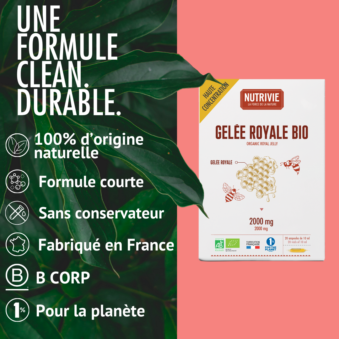 Formule de la Gelée Royale Bio Nutrivie