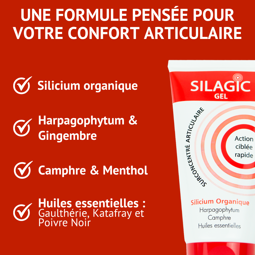 Actifs gel de massage chauffant Silagic