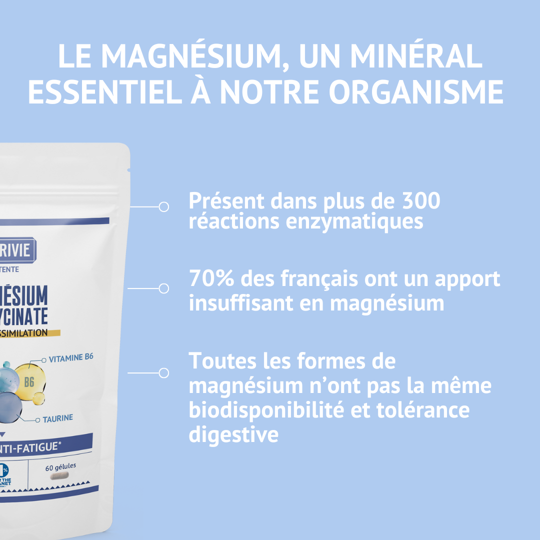 Magnésium bisglycinate 1500 mg - 60 gélules