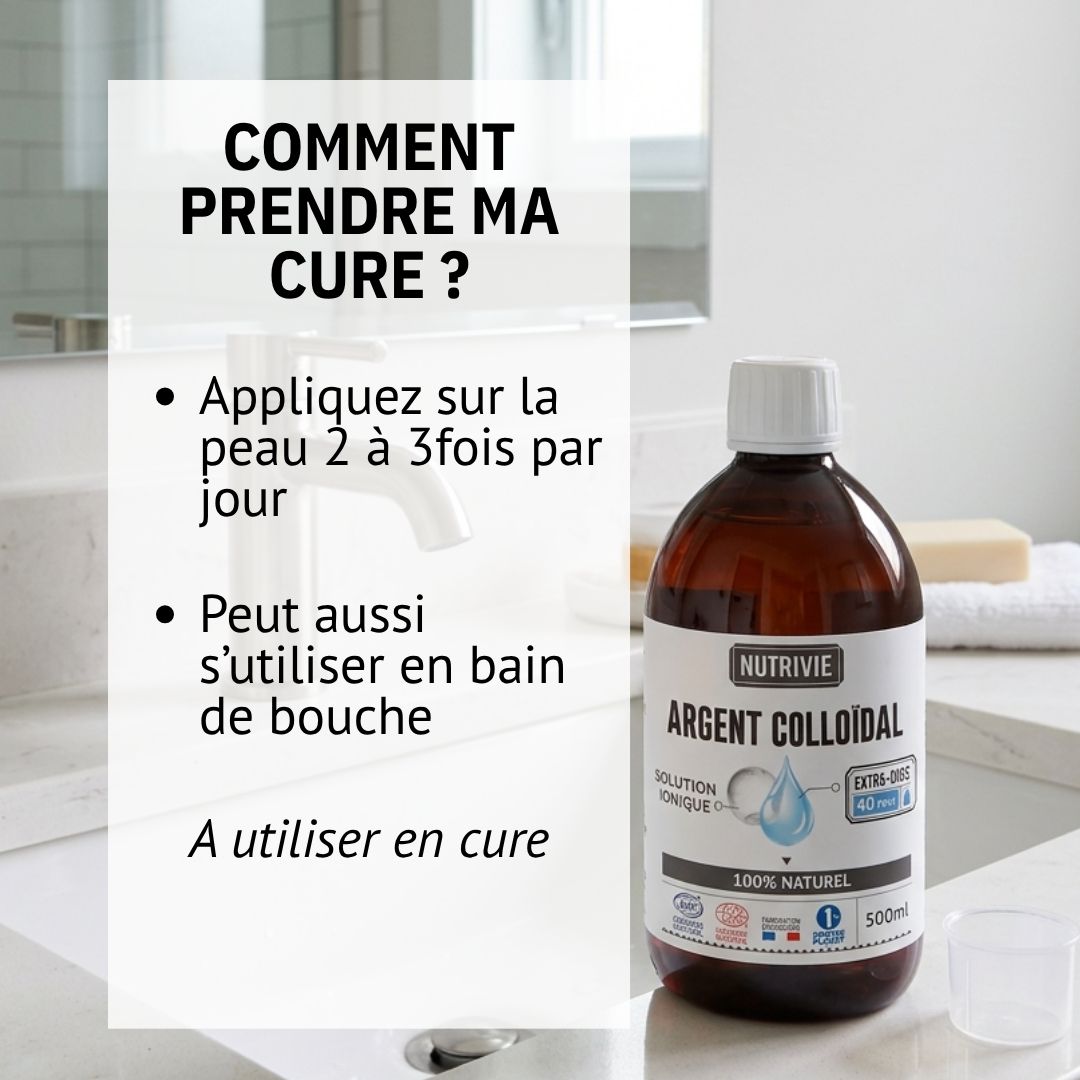 Argent Colloïdal 40 ppm