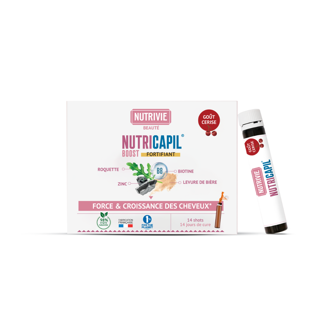 Nutricapil Nutrivie fortifie et favorise la pousse des cheveux 