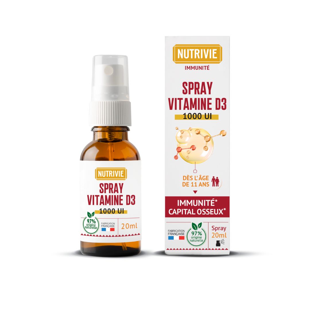 Spray Vitamine D3 - 1000 UI — Nutrivie