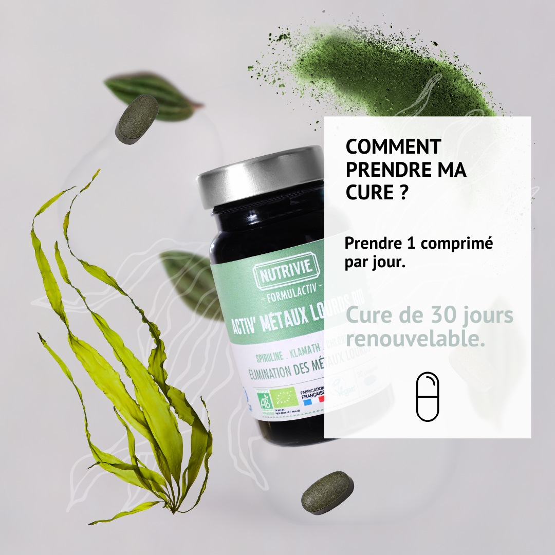 Posologie et cure de l'Activ'Métaux Lourds Bio Nutrivie