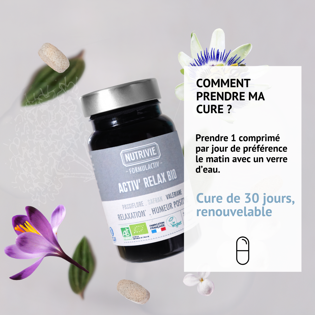 Posologie et cure de l'Activ'Relax Nutrivie