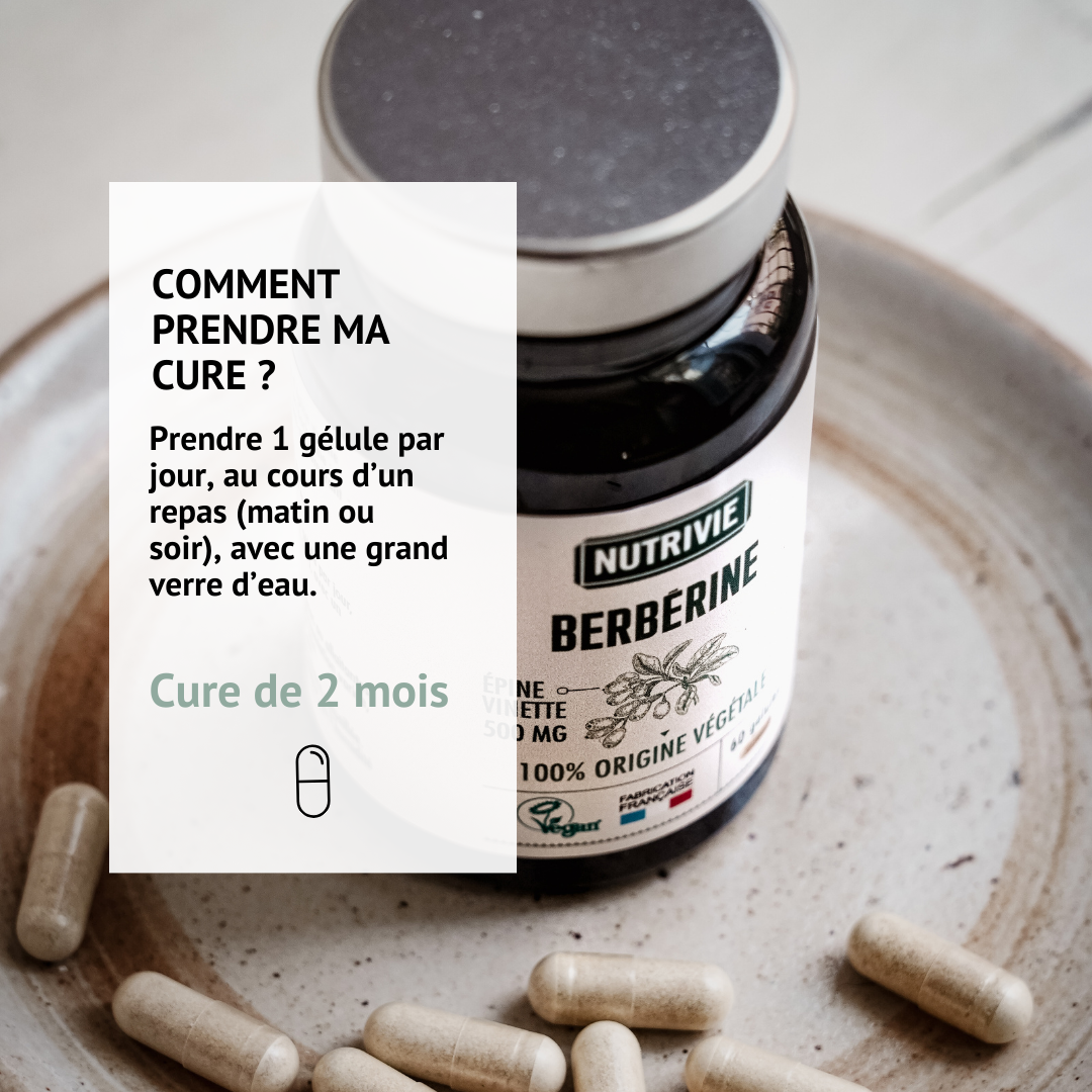 Posologie et cure de la Berbérine Nutrivie