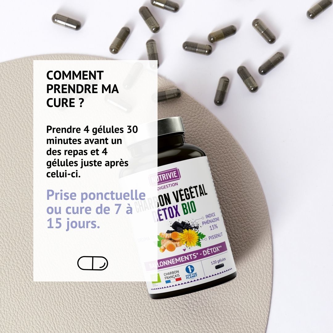 Charbon Végétal Détox Bio