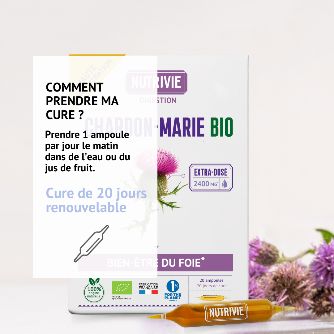 Posologie et cure du Chardon-Marie Bio de Nutrivie