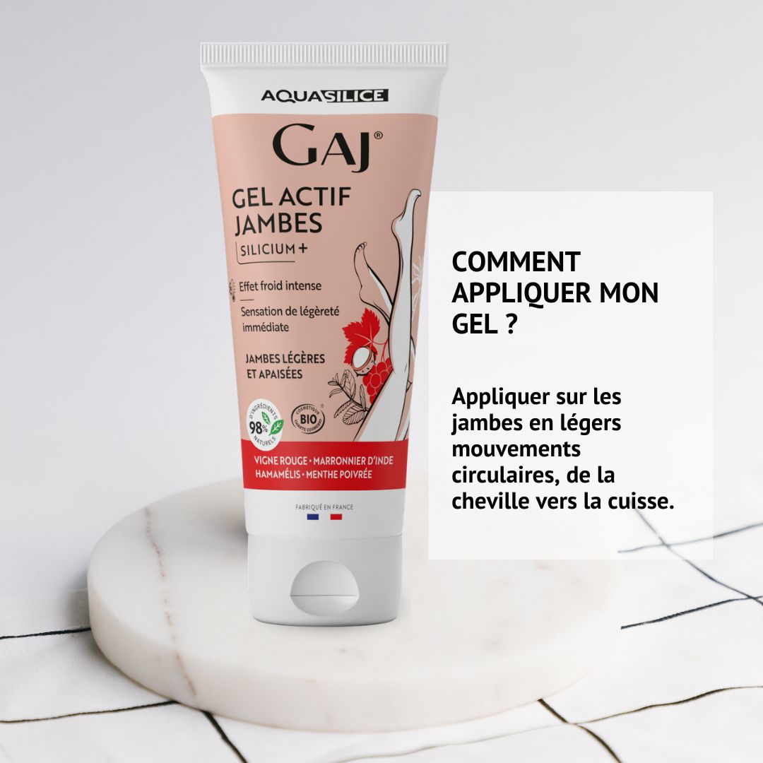 Gel Actif Jambes Bio - Aquasilice
