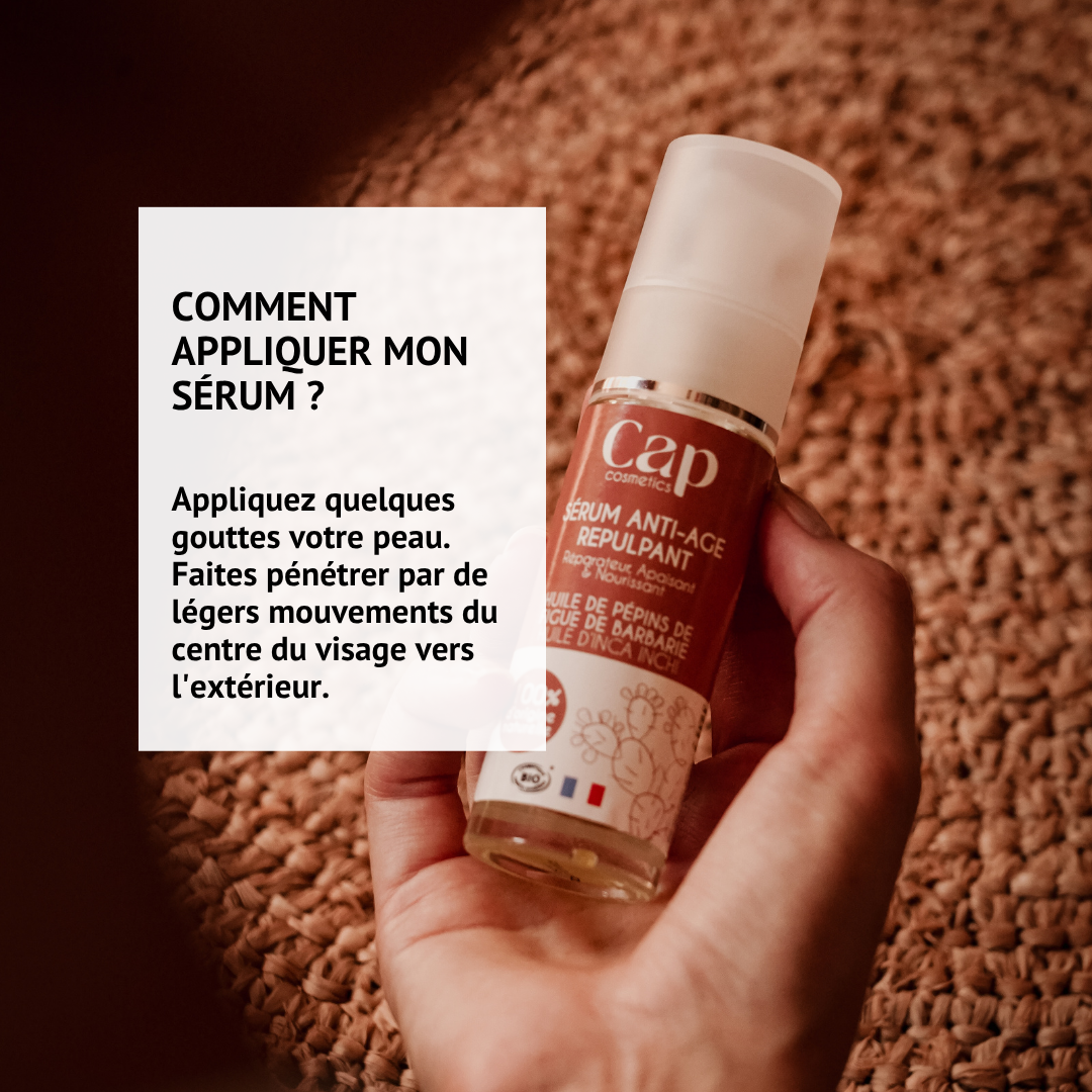 Posologie et cure du Sérum Anti-âge repulpant Bio Cap Cosmetics