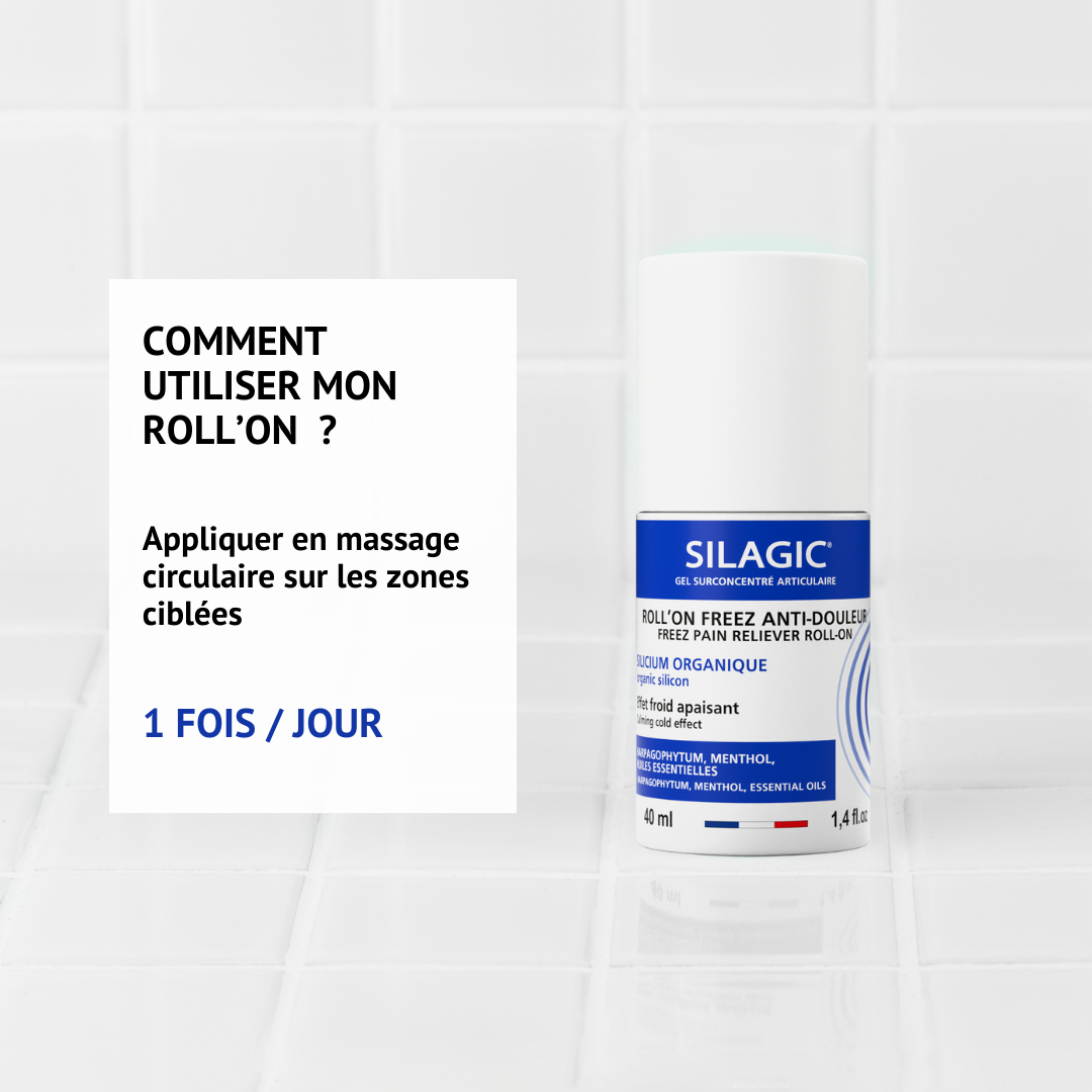 Roll-on Freeze Silicium Organique - Silagic