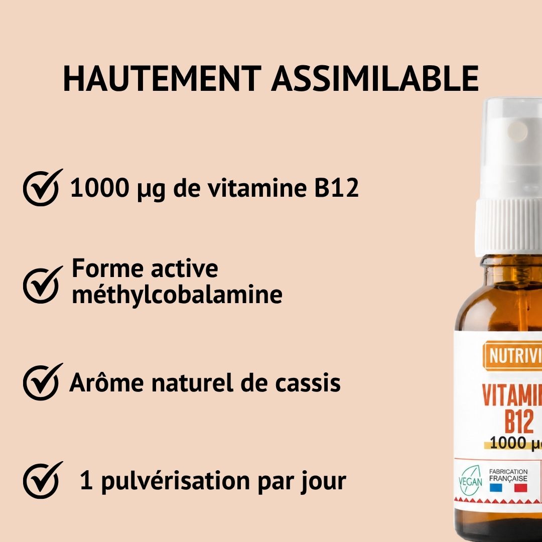Spray Vitamine B12 1000 µg