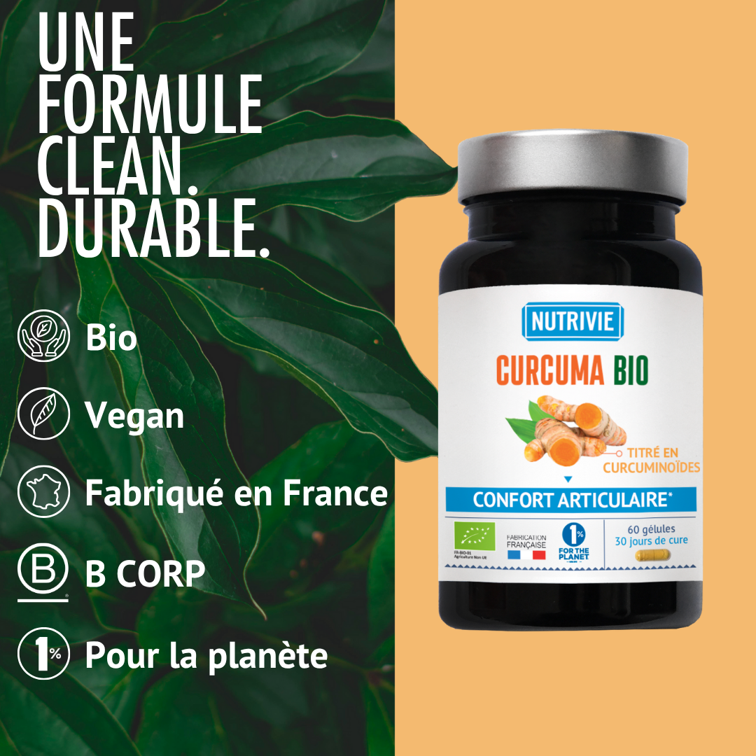 Formule du curcuma Bio Nutrivie
