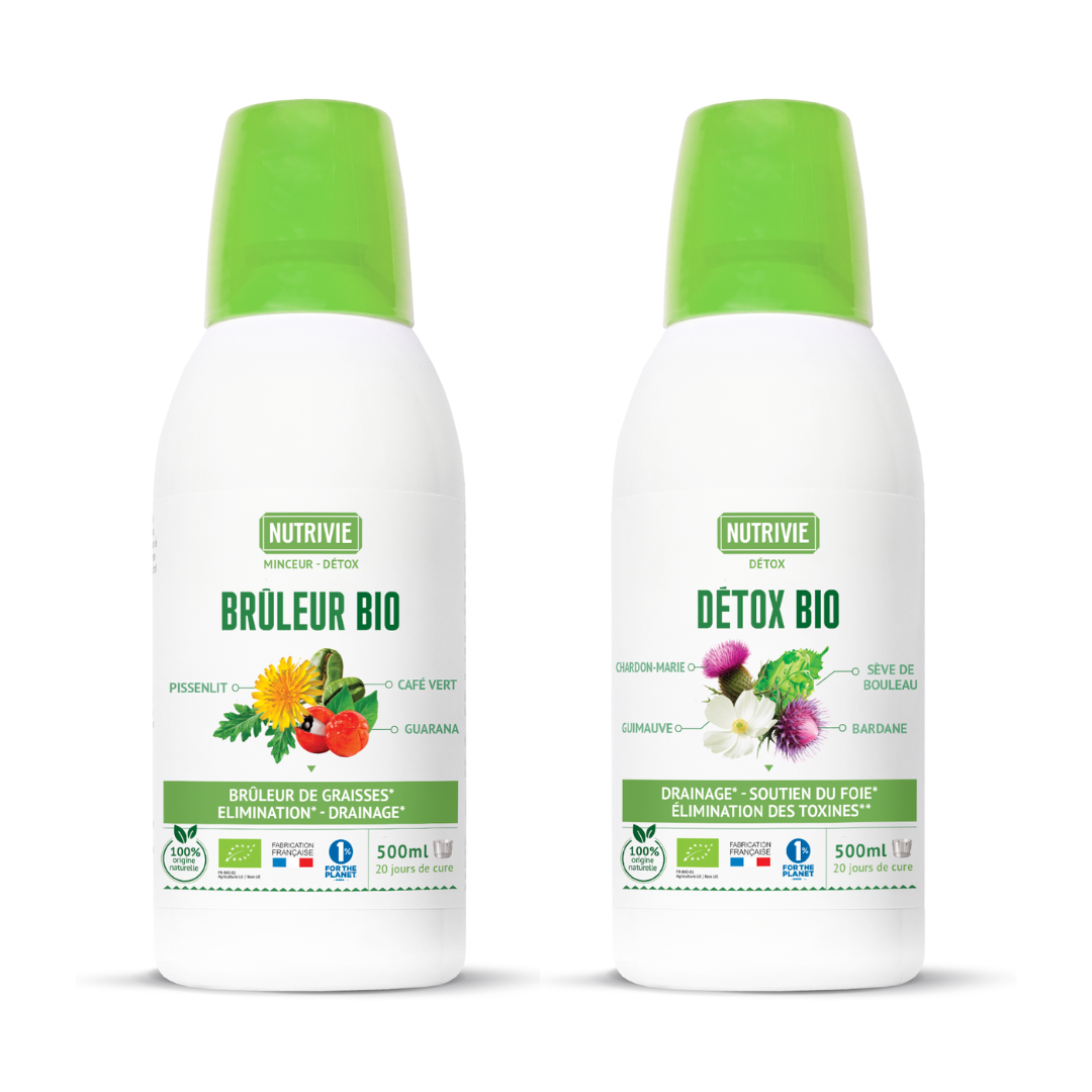 Pack Détox & Bruleur Bio — Nutrivie