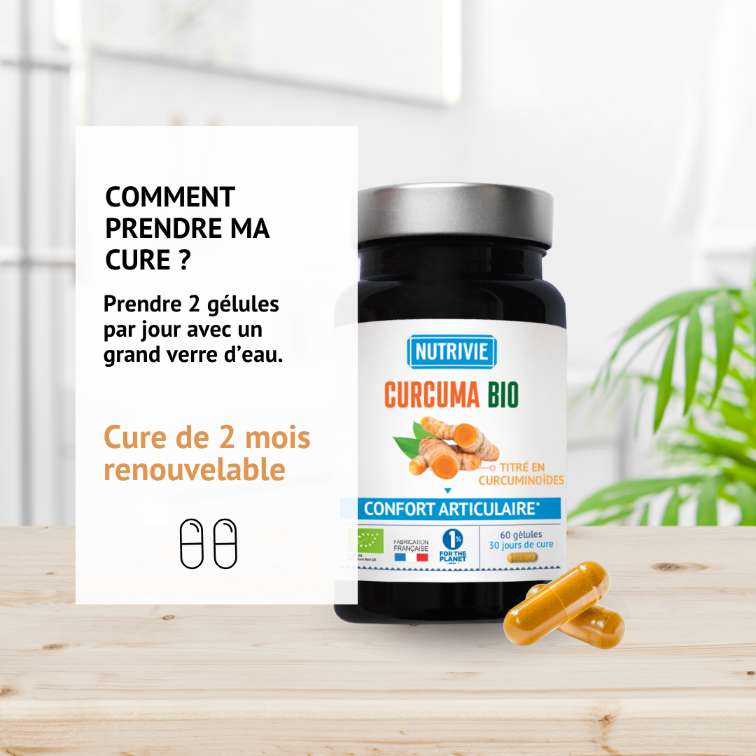 Posologie et cure du curcuma Bio Nutrivie