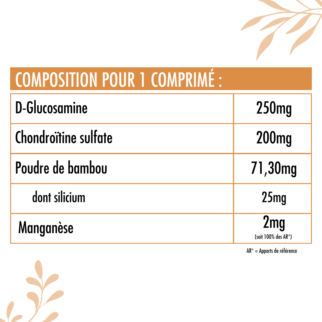Comprimés Silicium Gluco Chondro - Silagic