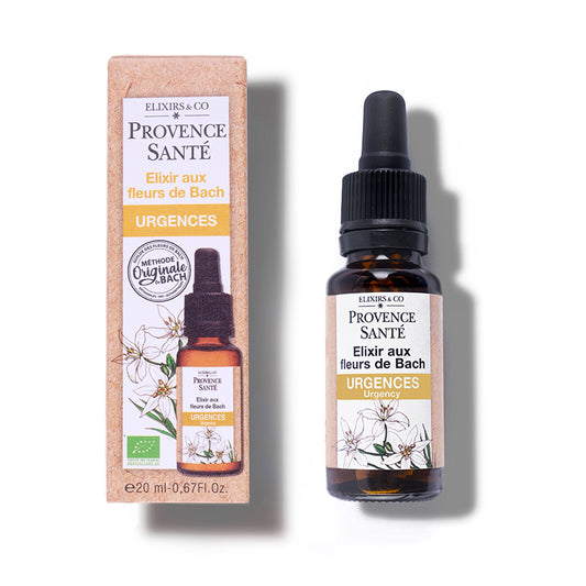 Elixir Composé aux Fleurs de Bach - URGENCES 20ML BIO